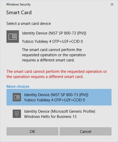 the smart card cannot perform requested operation|the smart card requires drivers that are not present on this system.